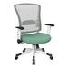 Symple Stuff Doliya Ergonomic Mesh Task Chair Upholstered/Mesh in Green/Gray | 44.75 H x 26 W x 24.75 D in | Wayfair