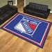 Black/Blue 96 x 20 in Area Rug - FANMATS NHL Tufted Area Rug Nylon | 96 W x 20 D in | Wayfair 17521