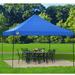 QuikShade Shade Tech 12 Ft. W x 12 Ft. D Steel Pop-Up Canopy Metal/Steel/Soft-top in Black/Gray | 124.8 H x 144 W x 144 D in | Wayfair 167504DS