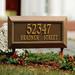 Farrington Standard Address Plaque - Black, Lawn - Frontgate