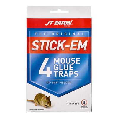 JT Eaton 133N Stick-Em Mouse Size Glue Trap - 4/Pack