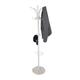 Rubyz Heavy Duty Coat Stand Hanger Umbrella Holder Rotating 15 Hooks For Homes, Office Entryway, Hallway. Clothes Storage Rack Holder Marble Base (White)