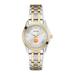 Women's Bulova Silver/Gold Clemson Tigers Classic Two-Tone Round Watch