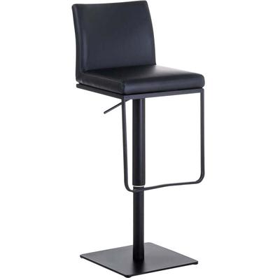 Barhocker Panama Kunstleder schwarz schwarz Image