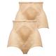 Naturana Women's Firm Control Panty Girdle (Pack of 2) 0184 UK 20/2XL Beige