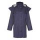 Ladies Riding Coat Long Full Length Waterproof Rain Jacket Cape Country (16, Navy)