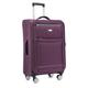 DK Luggage Starlite Lightweight WLS08 Medium 24" Suitcases 4 Wheel Spinner Purple