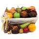 Fruit And Muffins Hamper - Fruit Gift Baskets and Gift Hampers with Next Day UK delivery with Personal Message attached