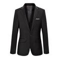 Botong Black Seperate Business Suit Jacket Mens Blazer Casual Coat Black 52 Chest / 46 Waist