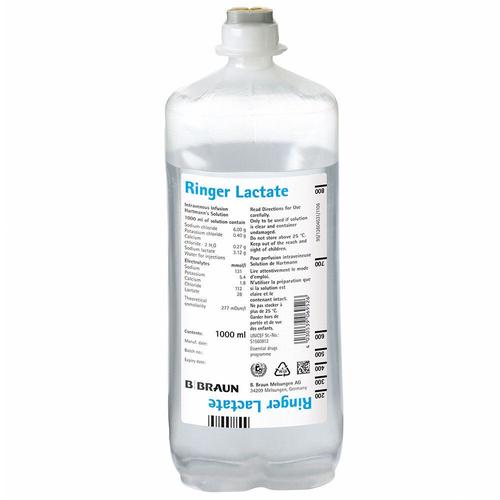 Ringer Lactat n.Hartm.B.Braun Ecofl.Plus Inf.-Lsg. 10x1000 ml Infusionslösung