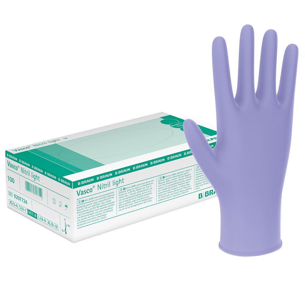 Vasco Nitril light Untersuchungshandschuhe S 100 St Handschuhe