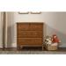DaVinci Autumn 4 Drawer Dresser in Brown | 36.5 H x 35 W x 19.13 D in | Wayfair M4355CT
