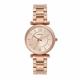 Fossil Watch for Women Carlie, Quartz Movement, 35 mm Rose Gold Stainless Steel Case with a Stainless Steel Strap, ES4301