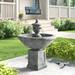 Dakota Fields Russ Concrete Fountain | 36.25 H x 29.5 W x 29.5 D in | Wayfair 442409C2C5064C30917E3B65E94B228B