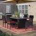 Lark Manor™ Anastase 7 Piece Outdoor Patio Dining Set w/ Cushions Metal | Wayfair DB4E53BBF5E4480AA071091A5026BF7D