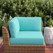 Wade Logan® Basden Indoor/Outdoor Cushion Cover Acrylic in Pink/Blue | 6 H in | Wayfair CK-FLORENCE-02a-ARUBA