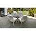 Beachcrest Home™ Bannister 7 Piece Wicker Round Outdoor Patio Dining Set w/ Cushions Glass/Wicker/Rattan | Wayfair 9924892DF15841EEA46EC7E02FEABA4F