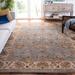 Blue/Brown/White Area Rug - Astoria Grand Colliers Oriental Handmade Tufted Wool Blue/Beige Area Rug Wool in Blue/Brown/White | Wayfair