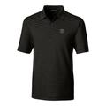 Men's Cutter & Buck Black Texas A&M Aggies Forge Pencil Stripe Polo