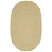 White 20 x 0.38 in Indoor Area Rug - Bay Isle Home™ Tyndall Braided Wool Beige Area Rug | 20 W x 0.38 D in | Wayfair BAYI6966 37148302