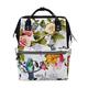 WowPrint Diaper Tote Bag Hummingbird Bird Flower Nappy Bag Large Capacity Organiser Multifunction Travel Backpack for Baby Care