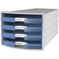 Schubladenbox »IMPULS« DIN A4/C4 blau, HAN, 28x23.5x36.7 cm