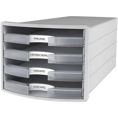 HAN Schubladenbox »IMPULS« DIN A4/C4 transparent, 28x23.5x36.7 cm