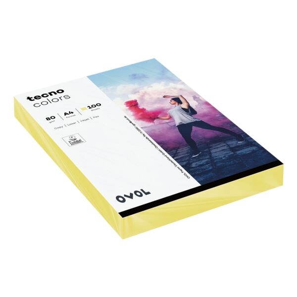 tecno Farbige Papiere »Rainbow / tecno Colors« gelb Image