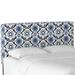 Wayfair Custom Upholstery™ Catie Upholstered Panel Headboard Upholstered, Wood in Blue/Brown | 54 H x 41 W x 4 D in CSTM1503 40848836