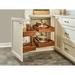 Rev-A-Shelf Wood Blind Corner Cabinet Organizer w/ Soft Close Wood in Brown | 26.2 H x 45.5 W x 21.81 D in | Wayfair 499-18-LWN