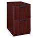 Latitude Run® Legacy 2 Drawer Shelf Filing Srorage Cabinet Wood in Brown | 29 H x 15.5 W x 22 D in | Wayfair D2E0E58DD0384ADF9630EFD2CE895602