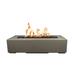 The Outdoor Plus Regal Match or Lighter Concrete Fire Pit Concrete in Gray/White | 13 H x 60 W x 24 D in | Wayfair OPT-RGL60EKIT-ASH-NG