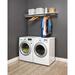 Latitude Run® Arrange A Space Laundry Room Organizer Wood in Brown/White | 8.5 H x 72 W x 11.75 D in | Wayfair 0DCC3137F7514CE6B9E0E85F5859A9C2