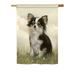 Breeze Decor Chihuahua Nature Everyday Pets Impressions 2-Sided Polyester 40 x 28 in. House Flag in Gray | 40 H x 28 W in | Wayfair