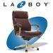 Melrose La-Z-Boy Modern Ergonomic Executive Office Chair w/ Lumbar Support Upholstered, Leather in Brown | 43.25 H x 25.25 W x 30 D in | Wayfair