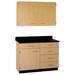Stevens ID Systems Suites Classroom Cabinet w/ Doors Wood in Red | 84" H x 36" W x 24" D | Wayfair 84502 E36-10-043