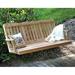 Rosalind Wheeler Cesare Countryside Porch Swing Wood/Solid Wood in Brown | 24 H x 55 W x 26 D in | Wayfair 396D6841D70D4B3C9E8A96EC39E1BE87