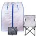 SereneLife Single Person Portable FAR Infrared Sauna w/ Remote Control | 38 H x 28 W x 32 D in | Wayfair SLISAU10SL