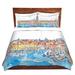 East Urban Home Palermo Italy Duvet Cover Set Microfiber in Blue | 1 King Duvet Cover + 2 King Shams | Wayfair 9F6A6E17D2324B0394588A0A2D65645F