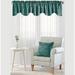 Lark Manor™ Nipinnawasee Abstract Ruffled 56" Window Valance Polyester | 19 H x 56 W x 4 D in | Wayfair 281A762A691C43489C5D48C74E10C478