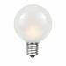 Novelty Lights 7 Watt, G50 Light Bulb, E12/Candelabra Base in White | 2.87 H in | Wayfair G50-E12-7W-S-FR