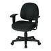 Symple Stuff Hathcock Task Chair Upholstered, Wood | 36.25 H x 25 W x 23.5 D in | Wayfair ECAEED07CBEB4E33883B9CBF2F01BAA3