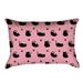 Latitude Run® Avicia Pillow Cover Linen, Polyester in Pink | 14 H x 20 W in | Wayfair B6FF1BF76BA84FAAB6D3E00B0F248D70