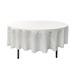 Wayfair Basics® Fisher Solid Color Round Tablecloth Polyester in White | 90 D in WFBS1354 28724241