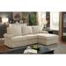 Brown Sectional - Charlton Home® Rothman 103.25" Wide Right Hand Facing Sofa & Chaise Polyester | 40 H x 103.25 W x 61.75 D in | Wayfair