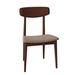 Corrigan Studio® Tylor Side Chair Wood/Upholstered in Brown | 33 H x 19.75 W x 18 D in | Wayfair A03ED2D47D044050AD0CBA1D6A2030E5