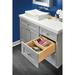 Rev-A-Shelf Wood Vanity Replacement Half Tier Drawer System w/ Soft Close | 8 H x 10.5 W x 18.69 D in | Wayfair 4VDOHT-267FLSC-1