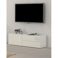 Orren Ellis Condon TV Stand for TVs up to 49" Wood in White | Wayfair F2261990EB4E47B1981CAB0CE784C38B