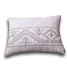 Bungalow Rose Vladya Lavender Grey Soft Stitching Embroidery Geometric Microfiber Pillow Sham Polyester in Indigo/Pink | Wayfair