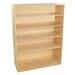 Wood Designs Bookshelf w/ Adjustable Shelves, 49"H Wood in Brown/White | 49 H x 36 W x 15 D in | Wayfair 12900AJ